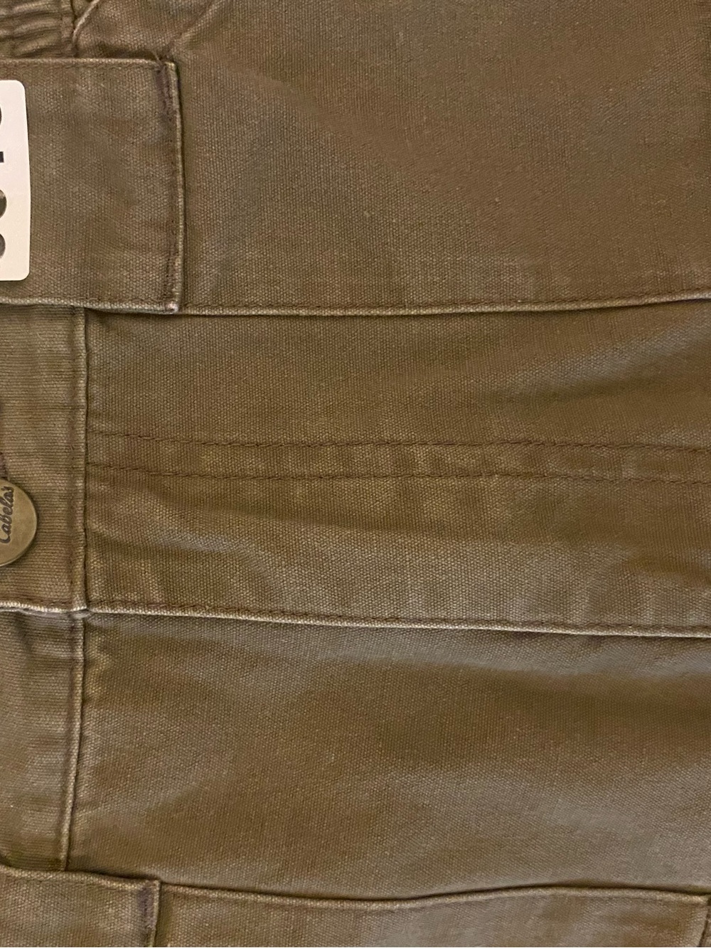 Cabela's Olive Green Men's Cargo Shorts - Picture 9 of 9